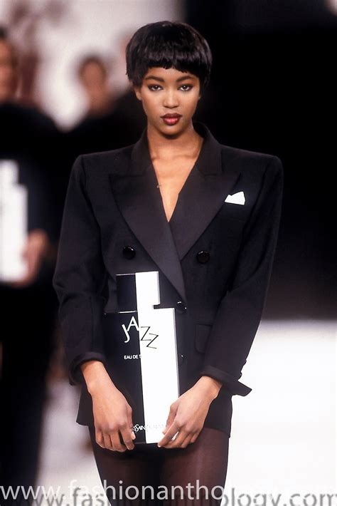 naomi campbell ysl|Naomi Campbell fashion designer.